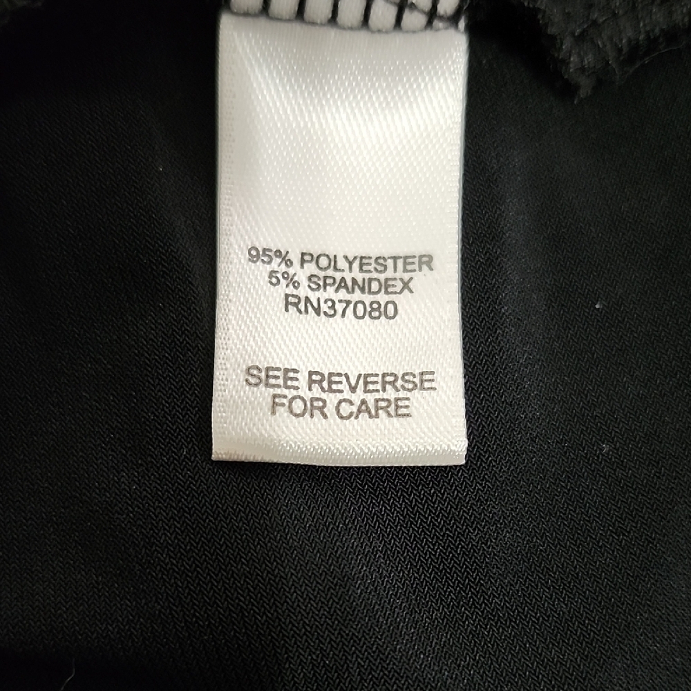 Cato Black Asymmetrical Short Sleeve Blouse - Picture 5 of 6